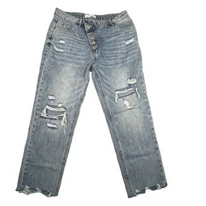 Vervet by Flying Monkey Jeans‎ Size 30 Distressed Button Fly 100% Cotton Vintage